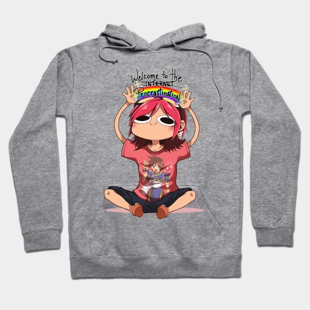 welcome to the procrastination Hoodie by sarahchibi